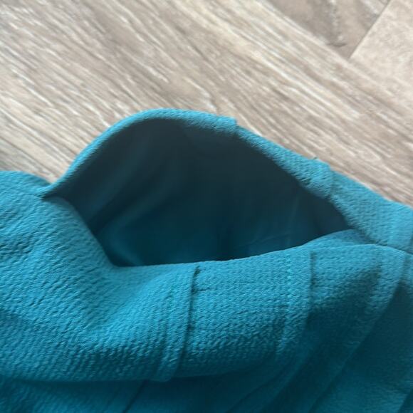 Madewell Fit & Flare Emerald Green Dress Size 2 Holiday Pockets - Picture 4 of 6